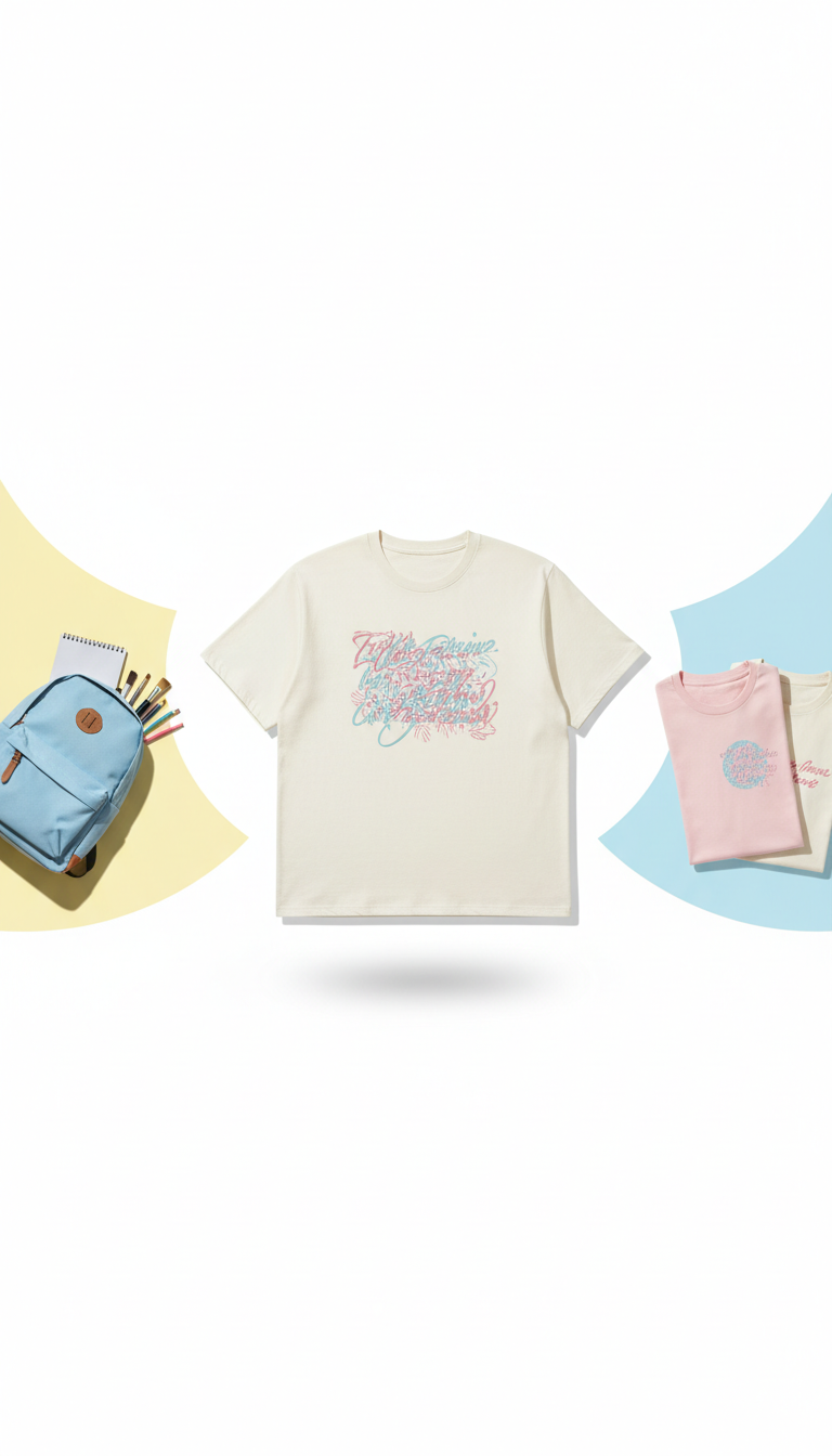 Relaxed-Fit Tee With Bible Verse Print